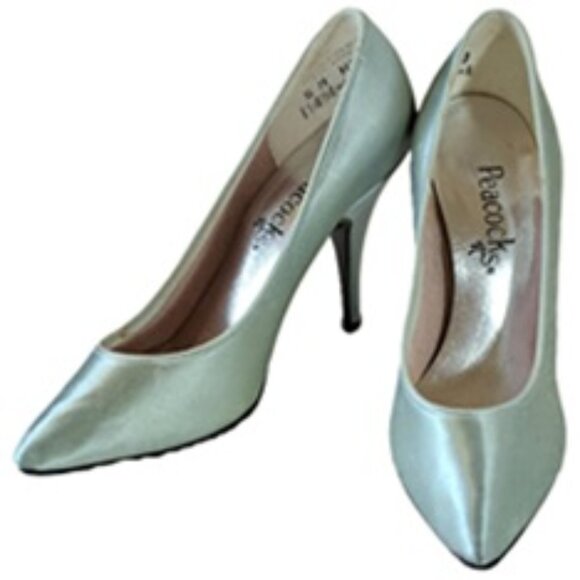 Vtg 1950s Blue Frost Pumps 5 NOS - Picture 6 of 7